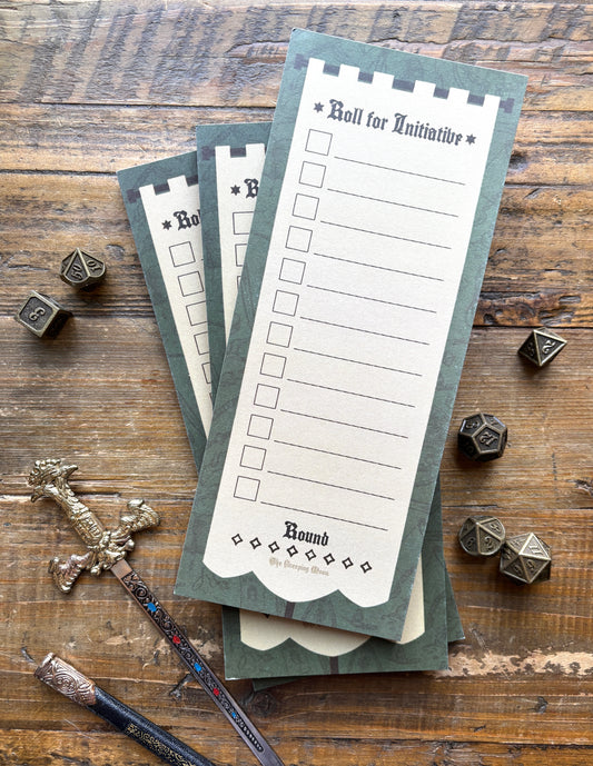 Initiative list notepad