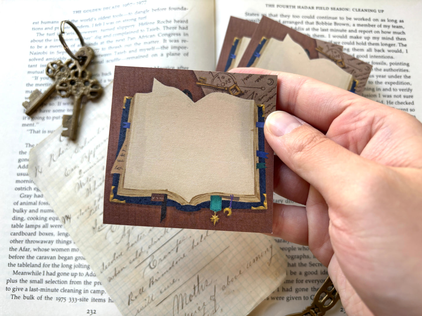 Wizard's tome sticky note