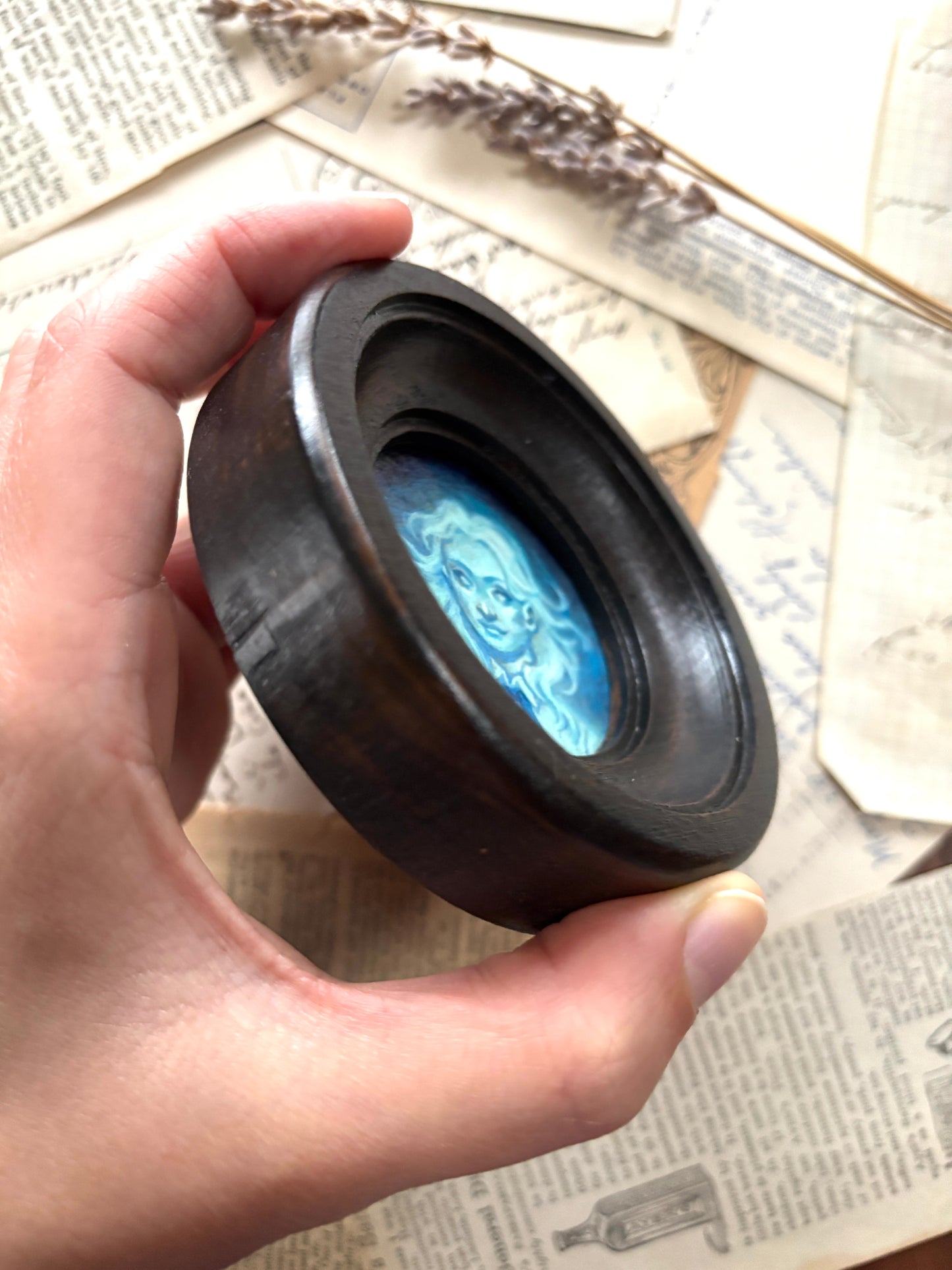 Mini ghost girl - original painting