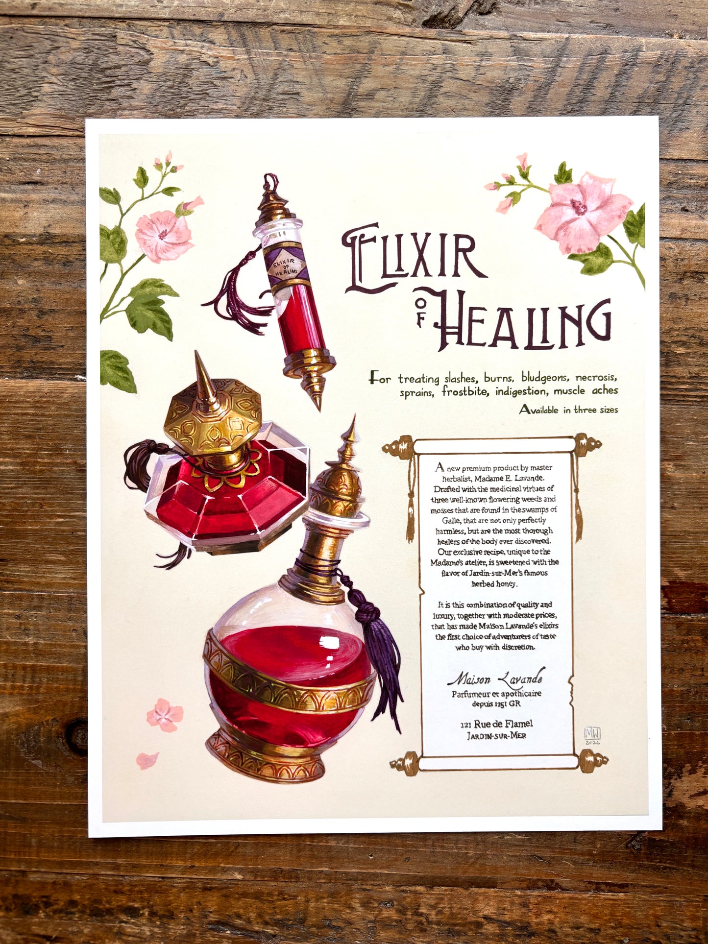 Elixir of Healing 8x10 fine art print