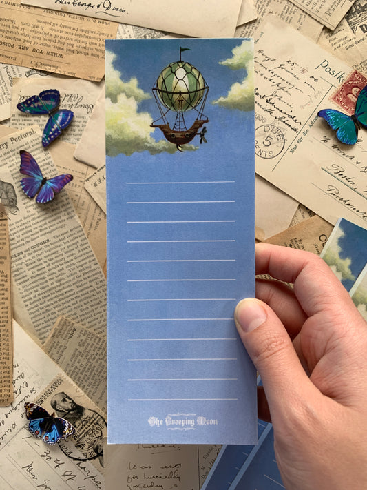 Flying airship notepad