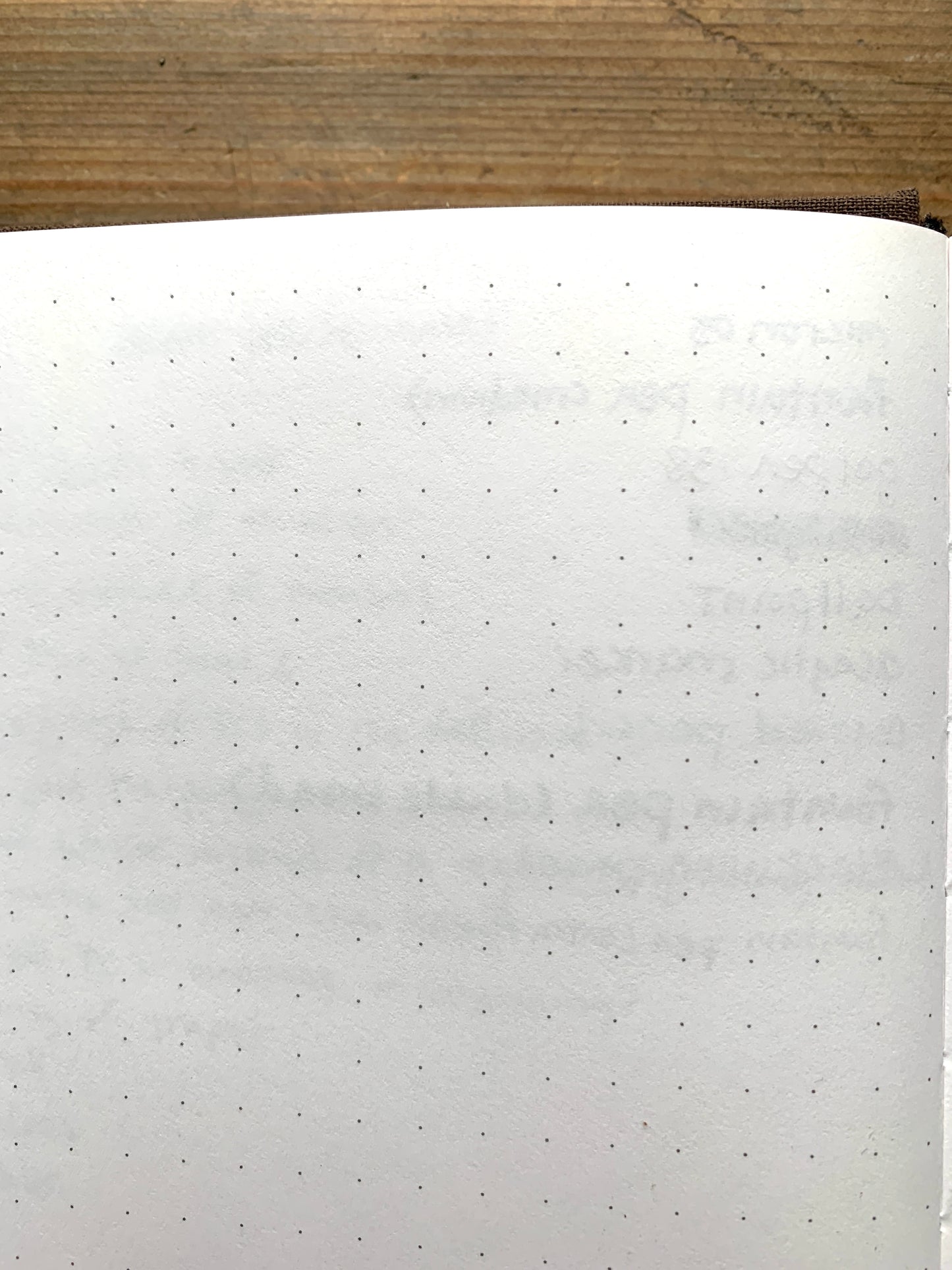The Wanderer - B6 vegan dot grid notebook, 100gsm ivory paper