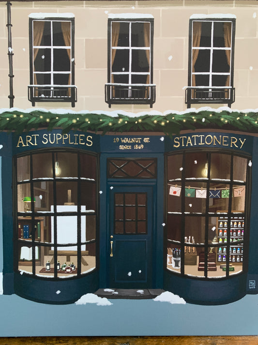 Stationery store fine art print