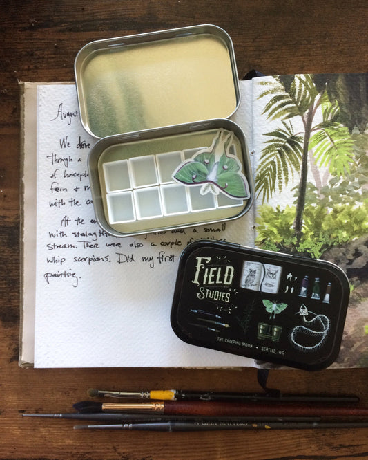 Field studies EMPTY watercolor magnetic paint tin