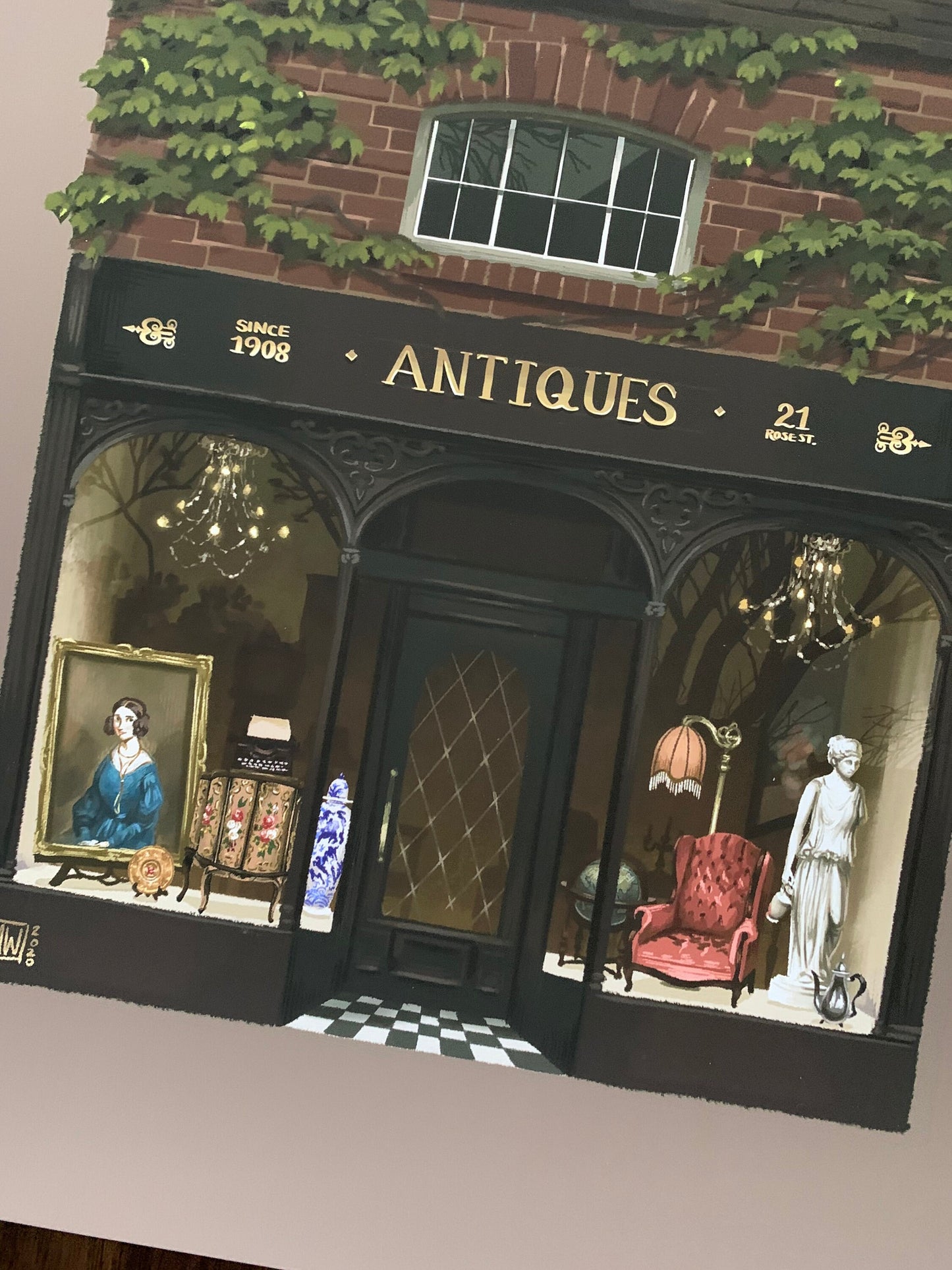 The Antique Shop fine art print