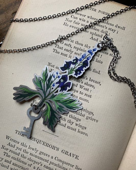 Hecate's garden stainless steel necklace