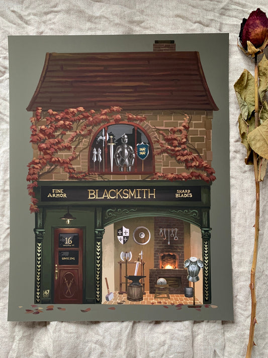 Blacksmith fine art print