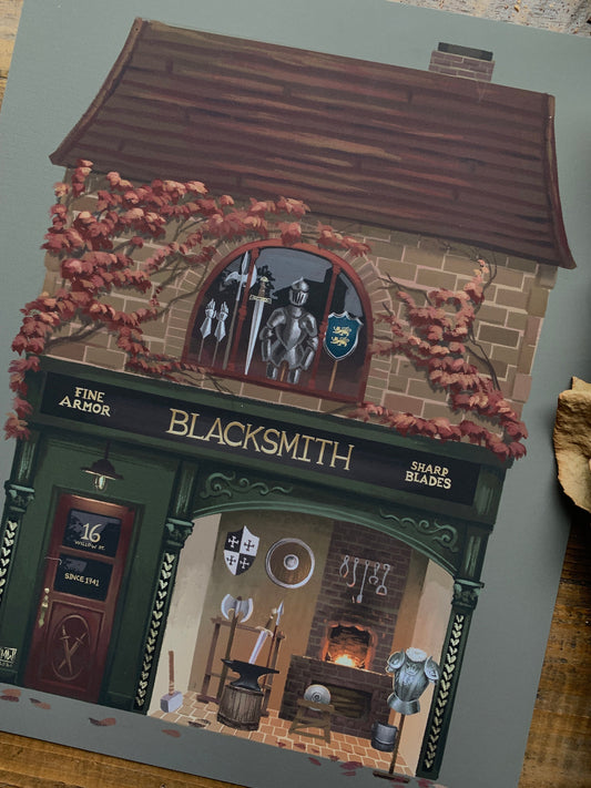 Blacksmith fine art print