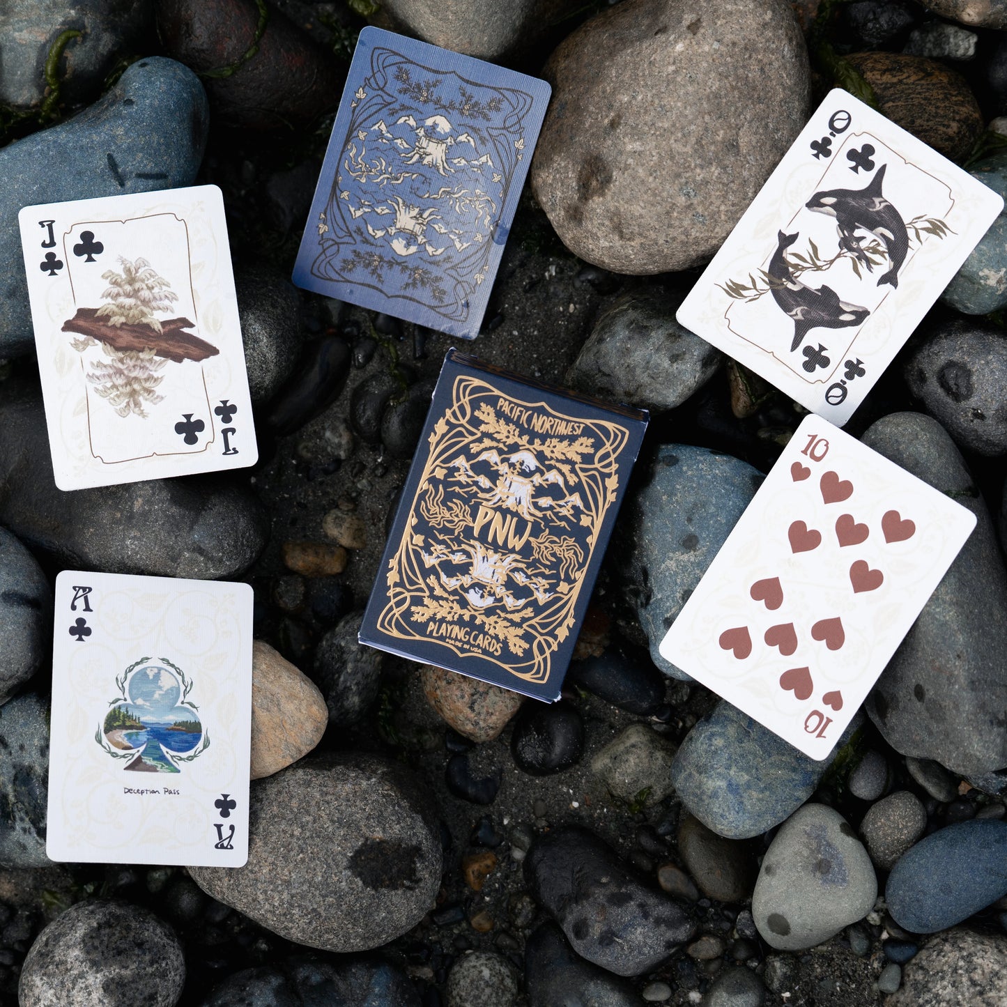 PNW playing cards - Mist
