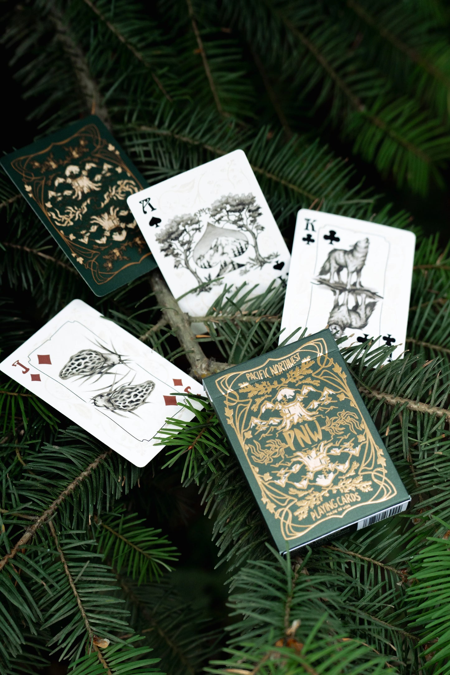 PNW playing cards - Evergreen