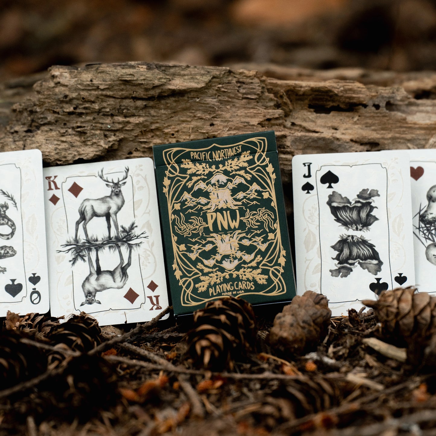 PNW playing cards - Evergreen