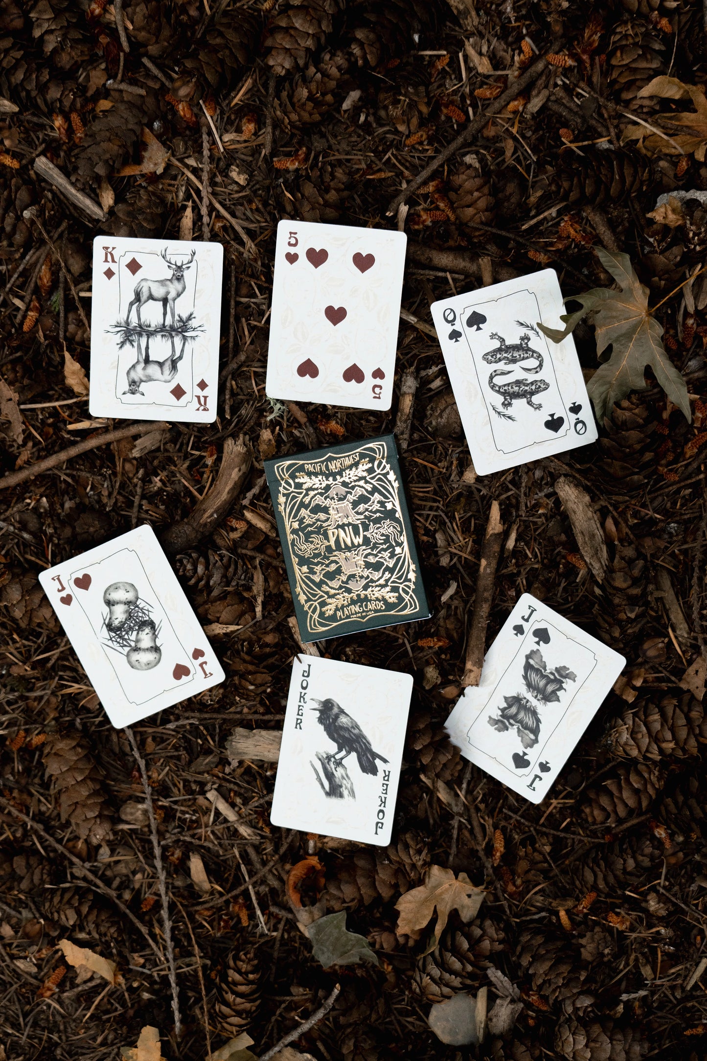 PNW playing cards - Evergreen