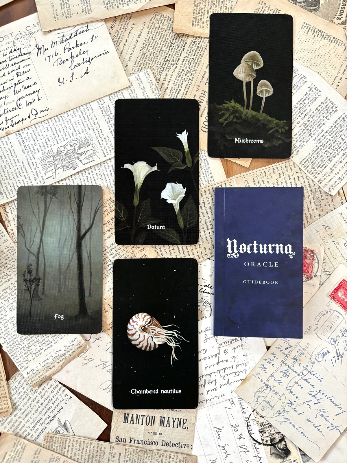 Nocturna Oracle deck with guidebook