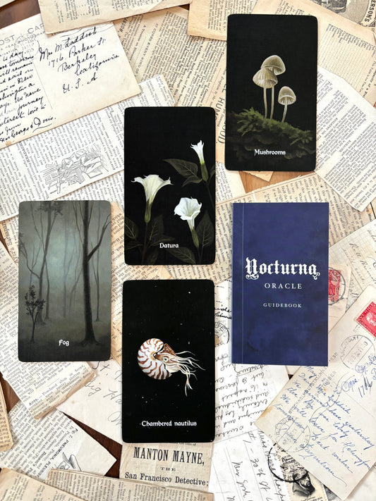 Nocturna Oracle deck with guidebook