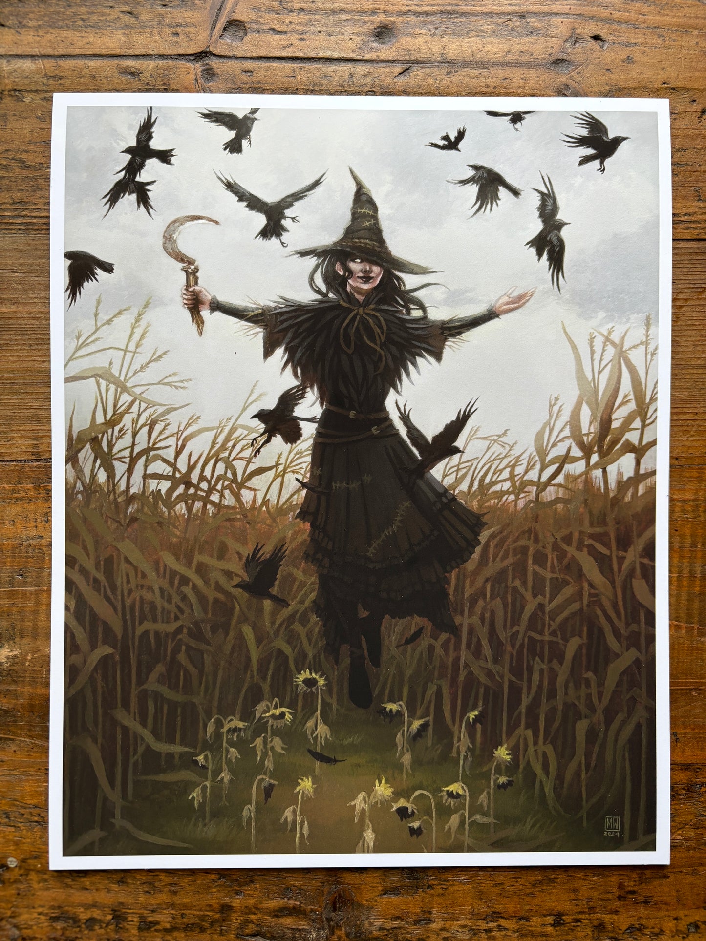 The Crow Witch 8x10 fine art print