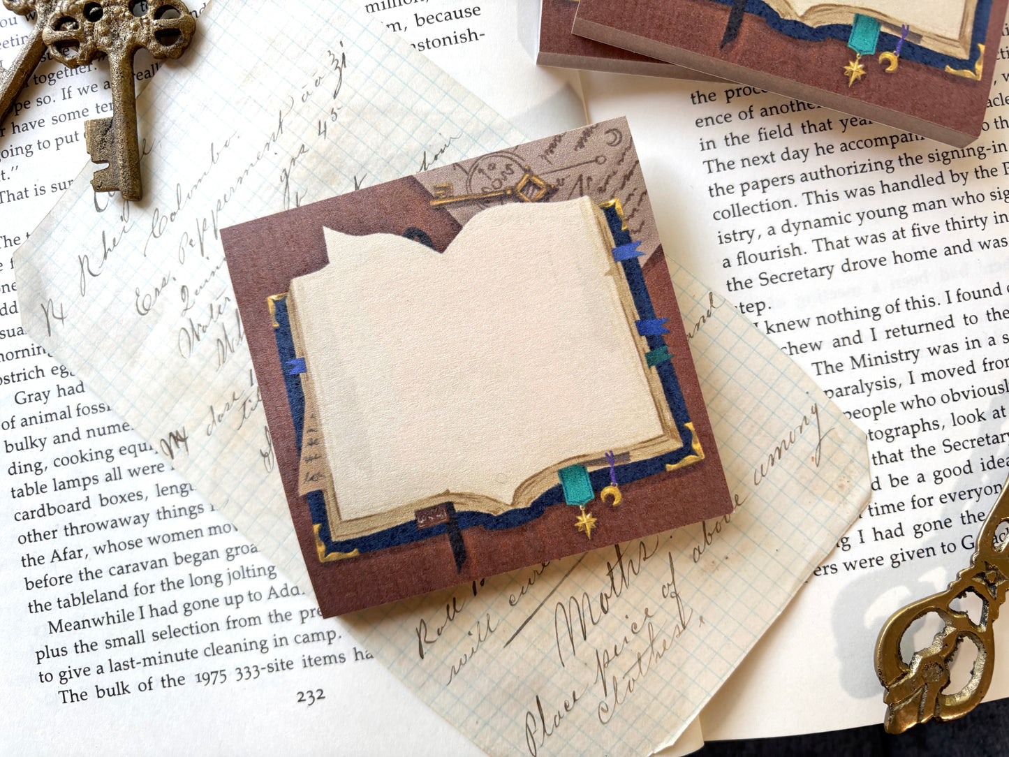 Wizard's tome sticky note