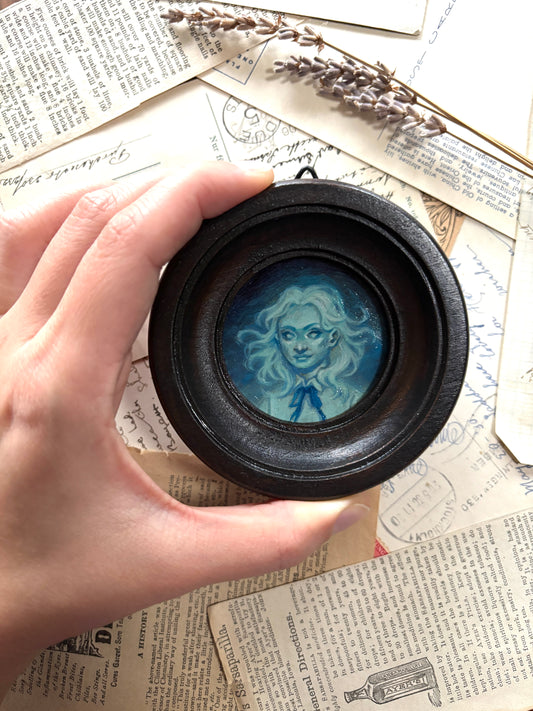 Mini ghost girl - original painting