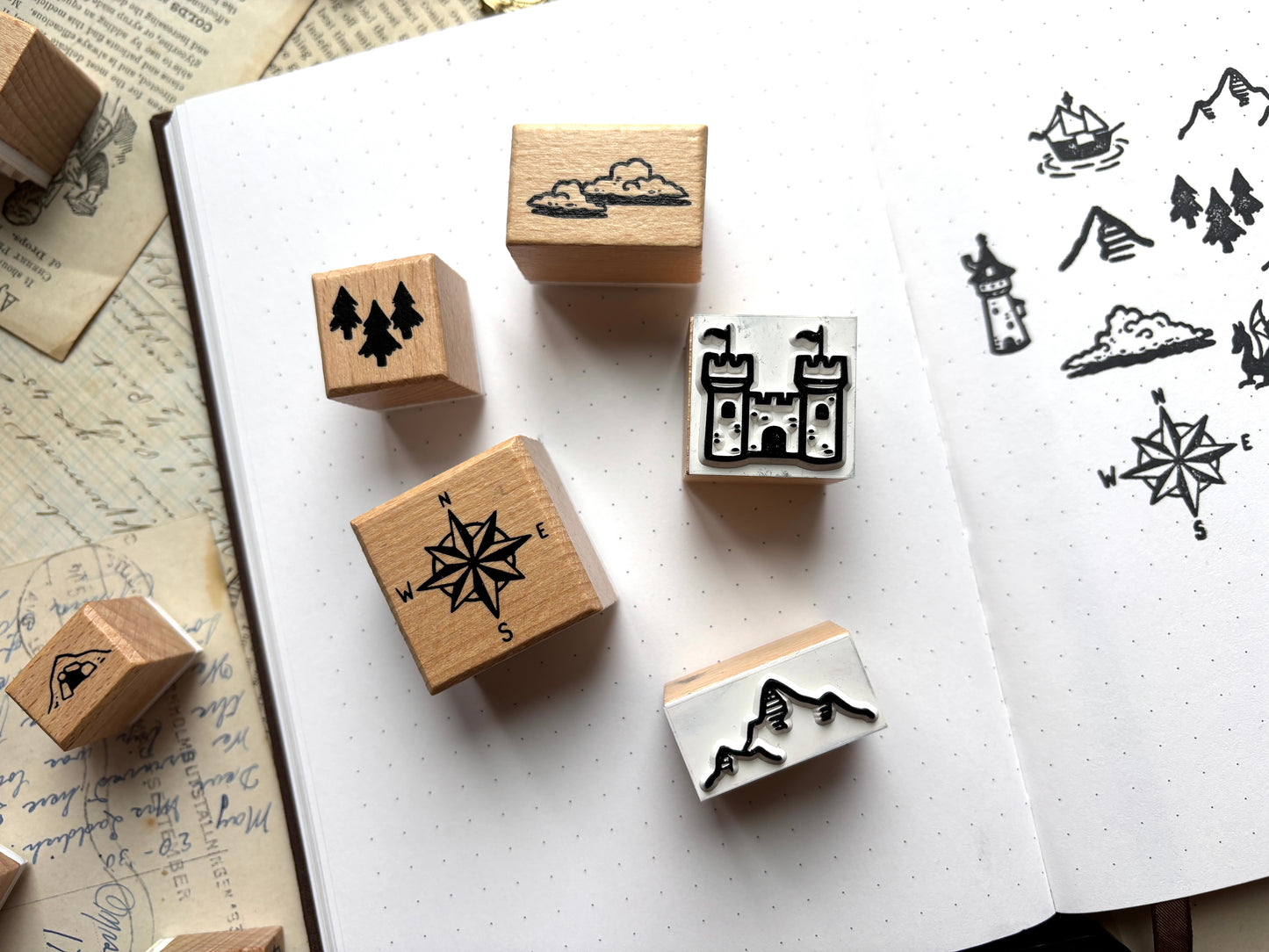 Fantasy map stamp kit