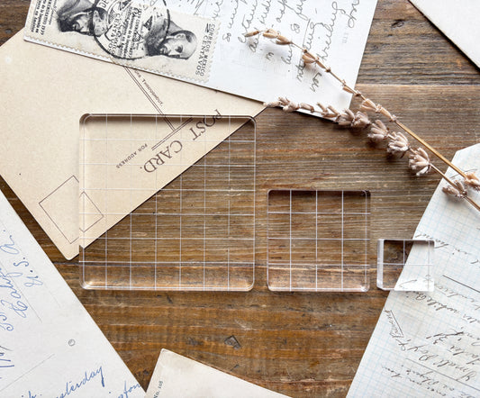 Acrylic stamping blocks