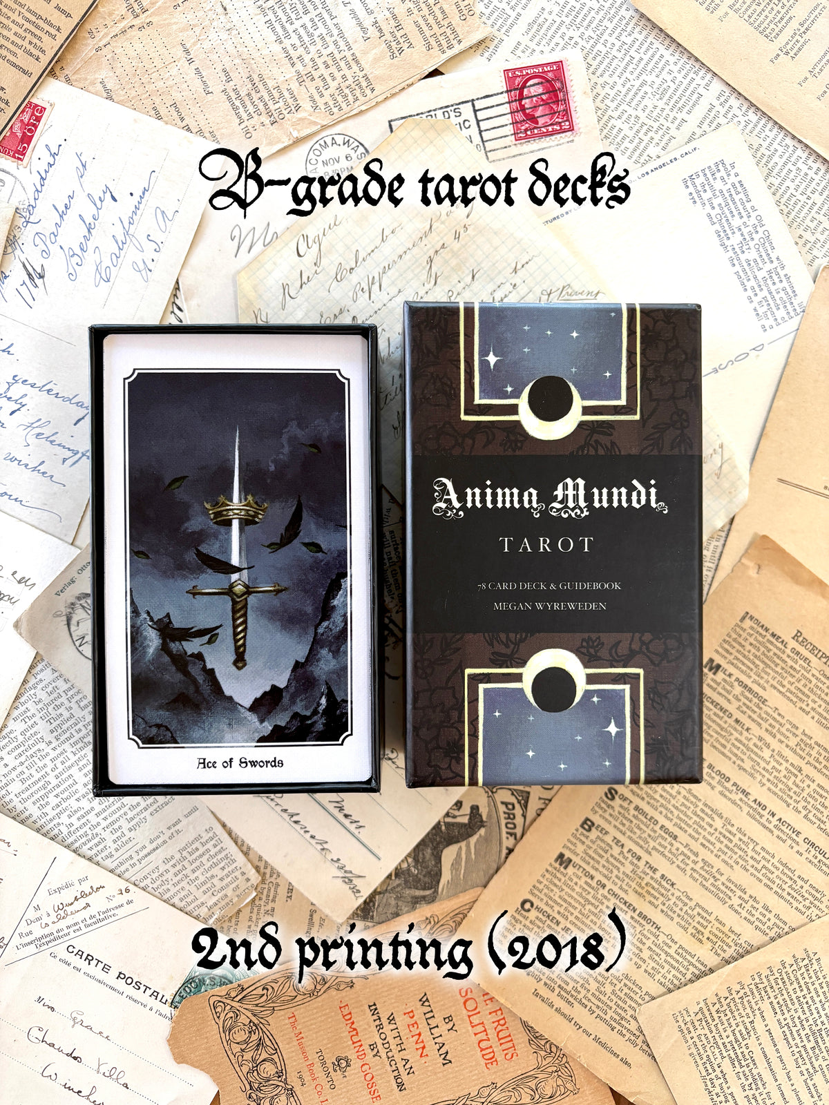 B-grade tarot deck - 2nd printing (coming Sept 22)