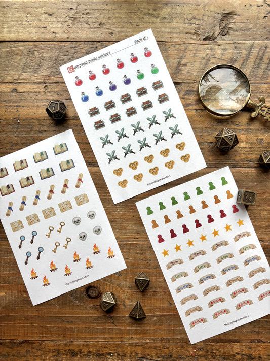 Washi sticker set - tabletop planner stickers (coming soon)