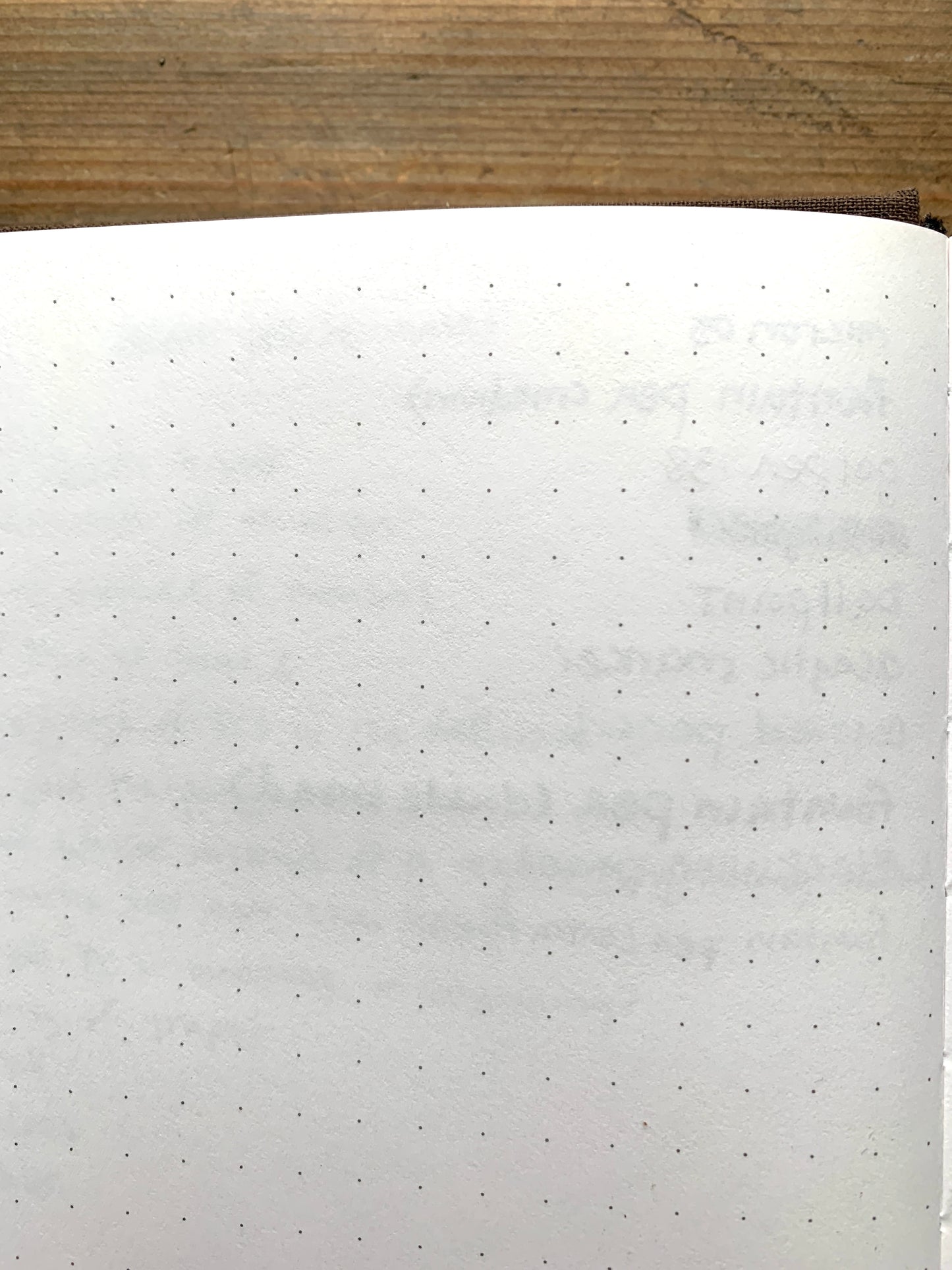 The Wanderer - B6 vegan dot grid notebook, 120gsm ivory paper