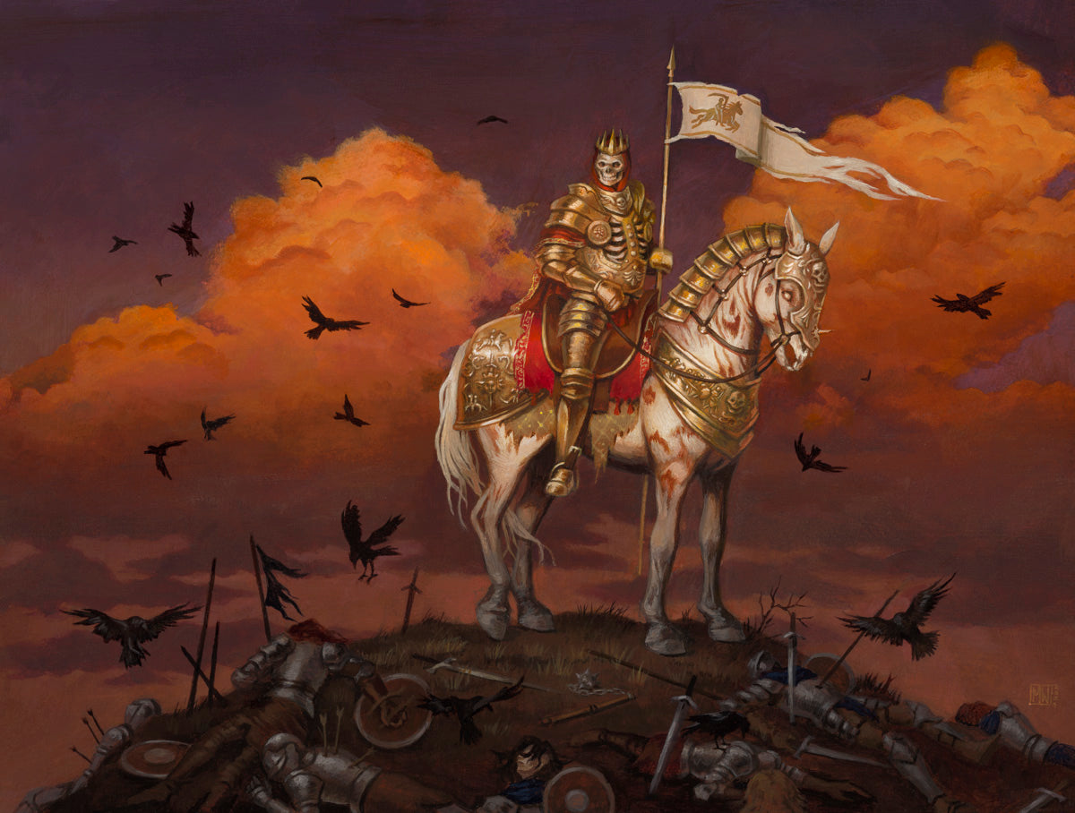 "The Golden Knight" 14x18 fine art print - limited edition print size