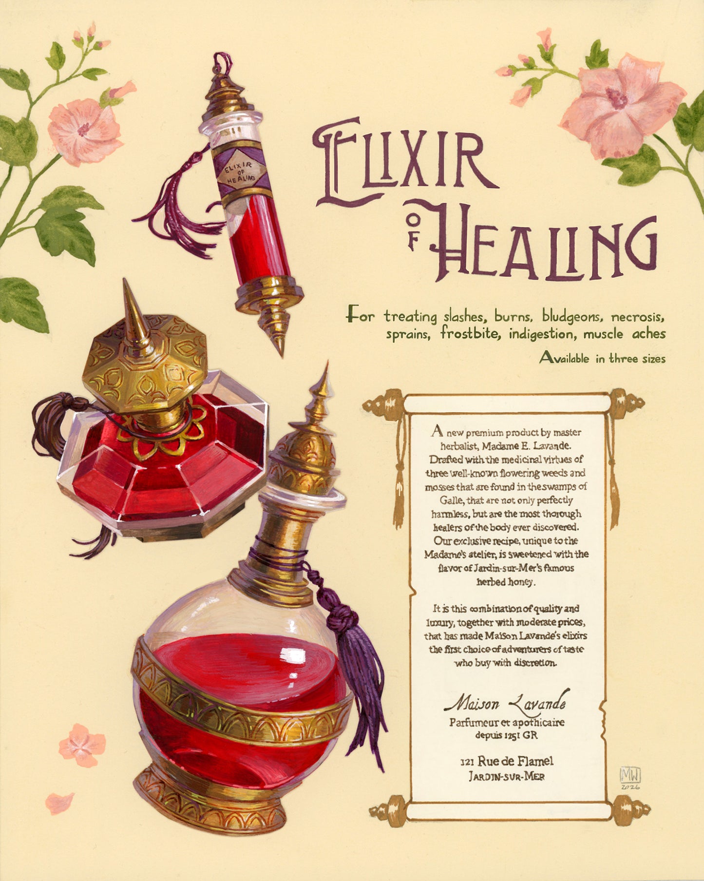 Elixir of Healing 8x10 fine art print