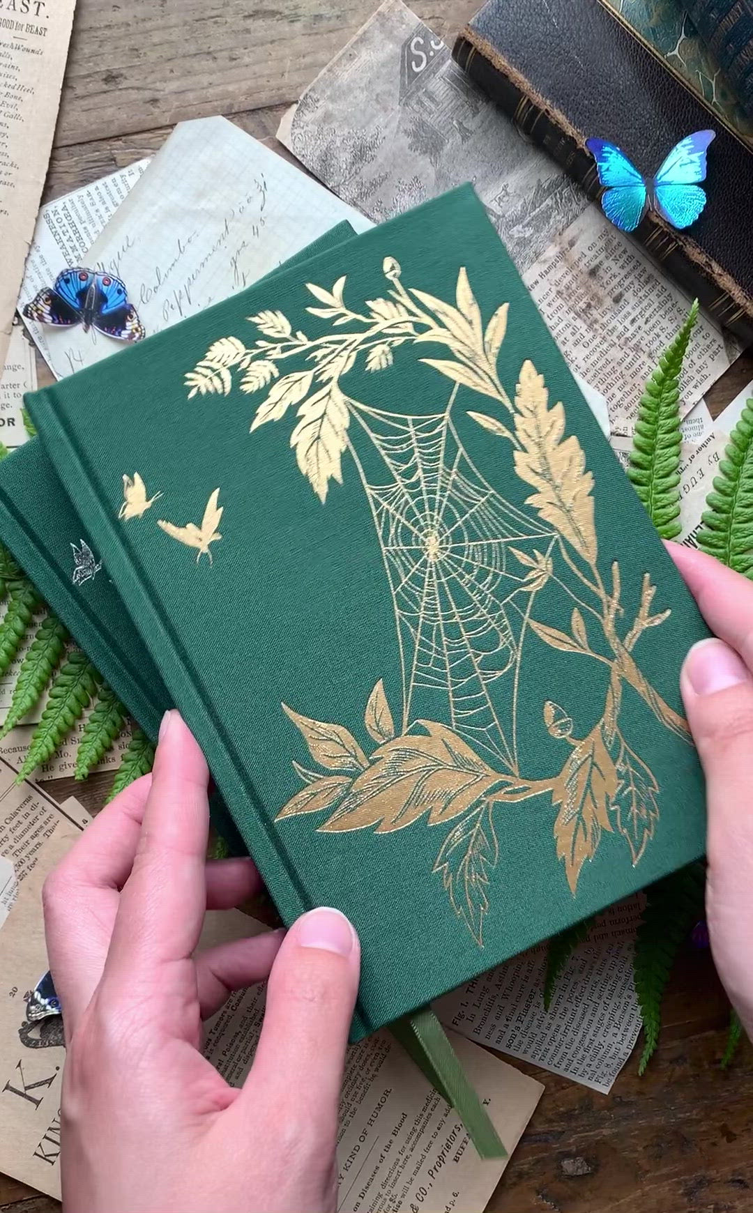 Wholesale The Botanist - B6 vegan watercolor sketchbook, 300gsm