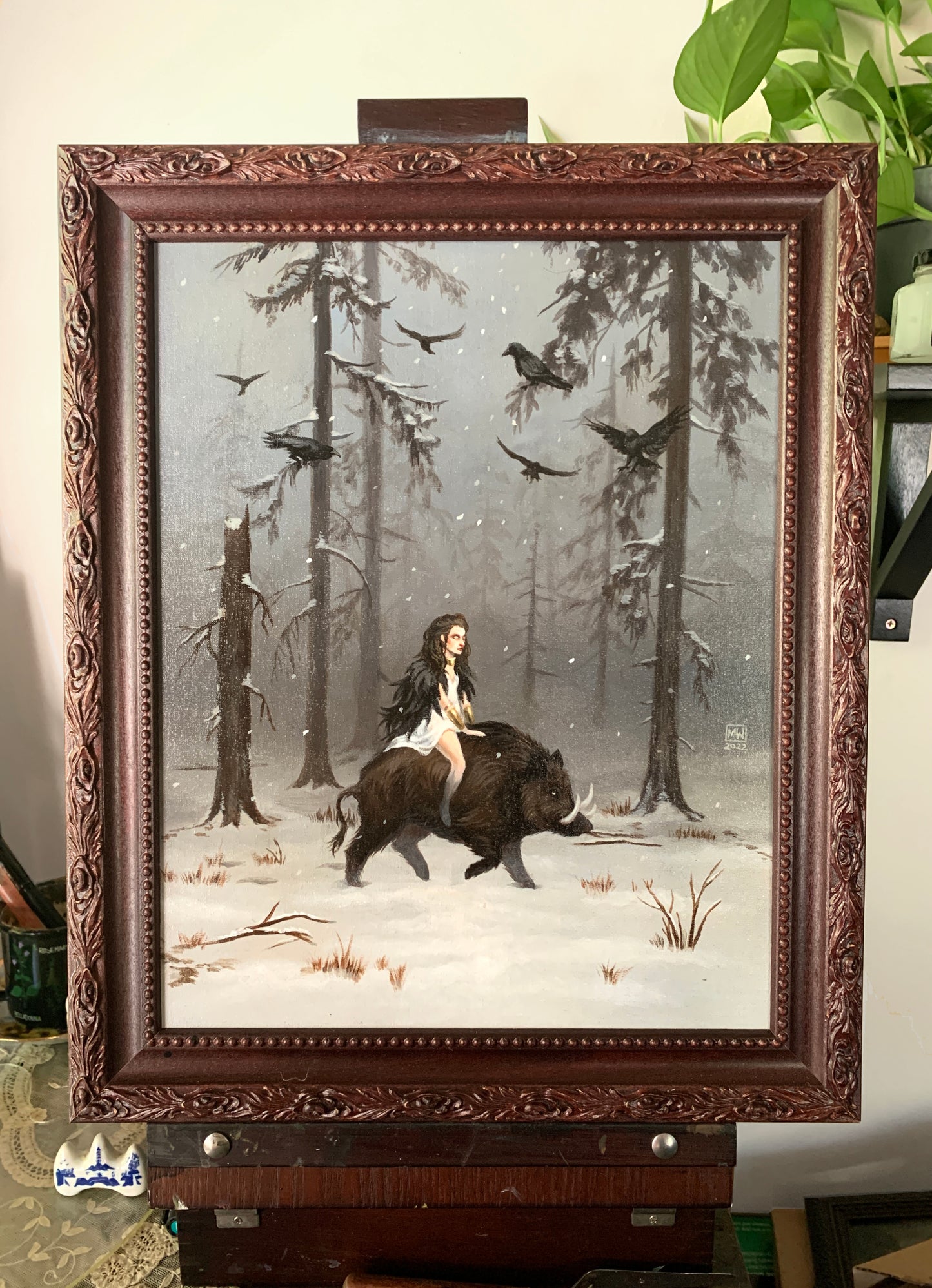 Original painting - "Freya's Woods"