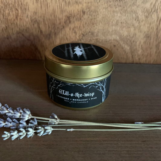 Will-o-the-wisp 4oz soy wax candle
