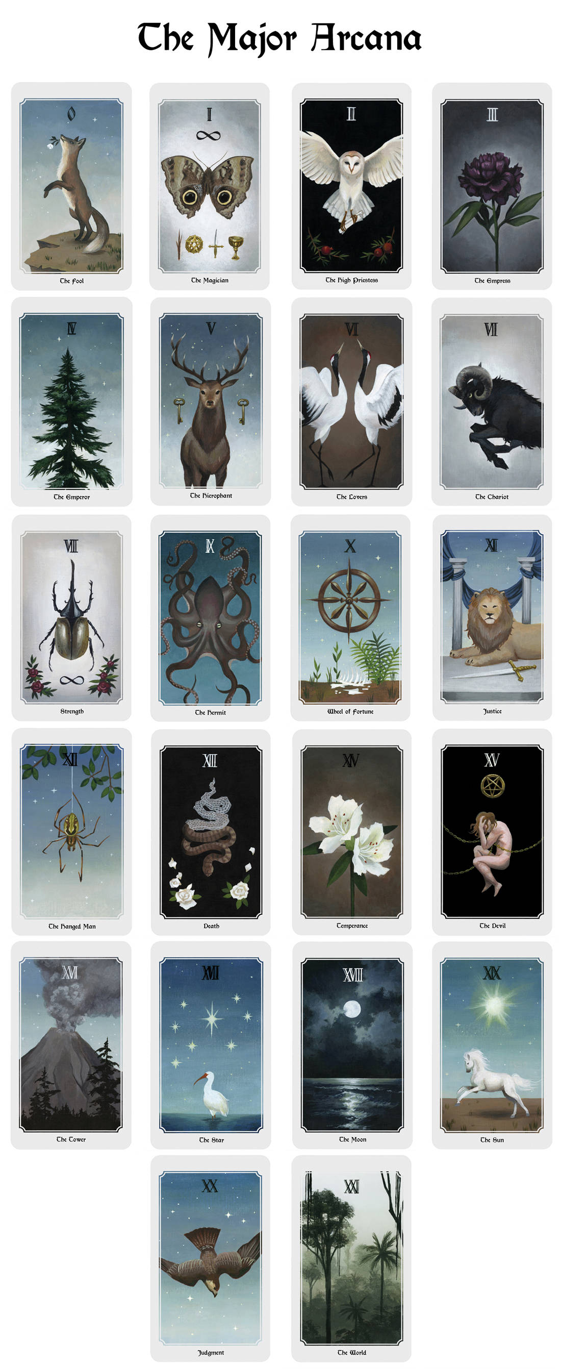 Anima Mundi tarot deck, sold by original artist – The Creeping Moon