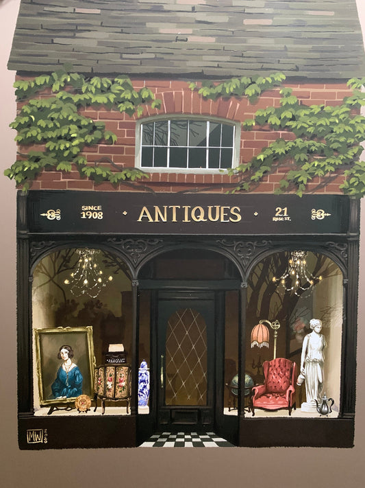 The Antique Shop fine art print