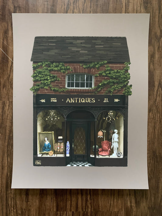 The Antique Shop fine art print