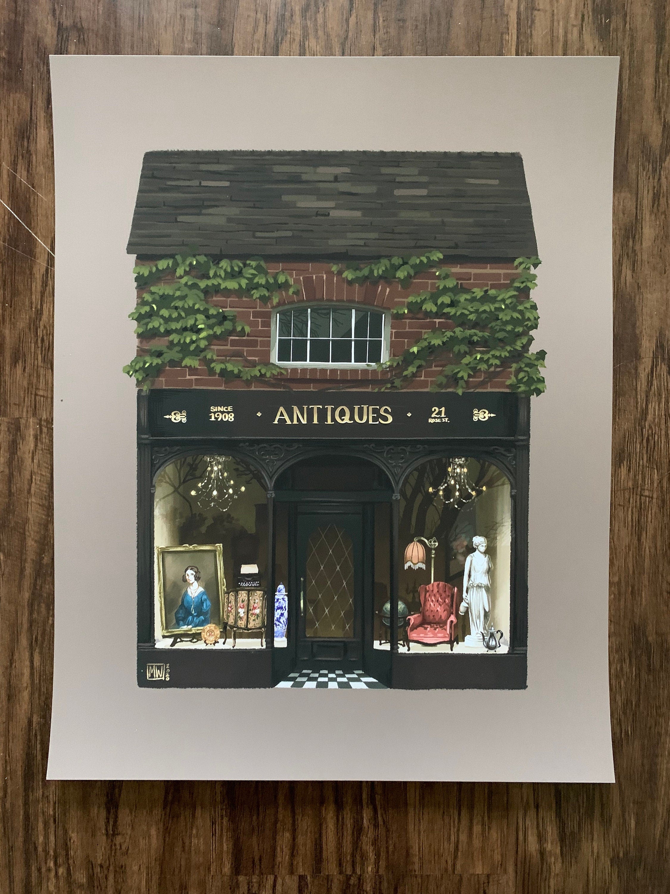 The Antique Shop fine art print